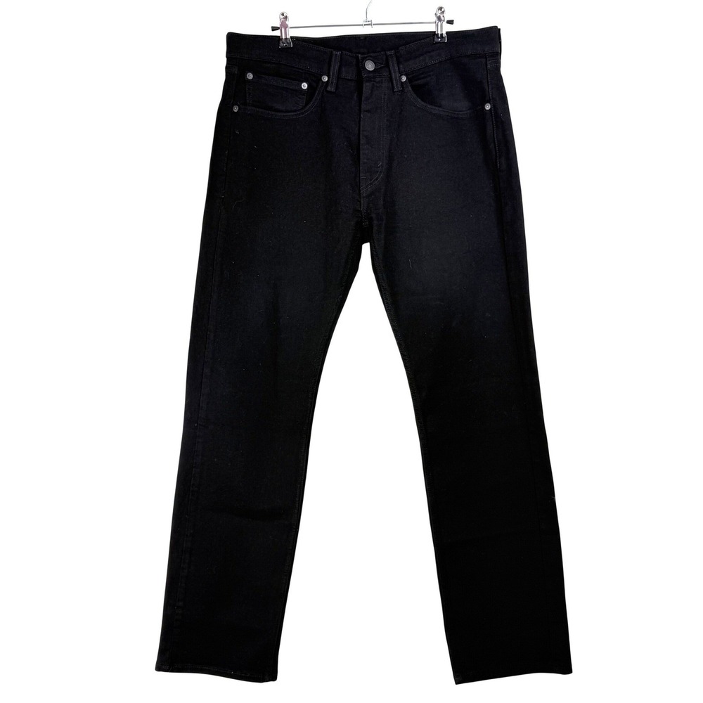 Levi's‎ 506 Straight Jeans Mens 34x32 Black Denim Standard Fit Gorpcore Minimal